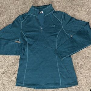 The North Face Blue Quarter-Zip Pullover